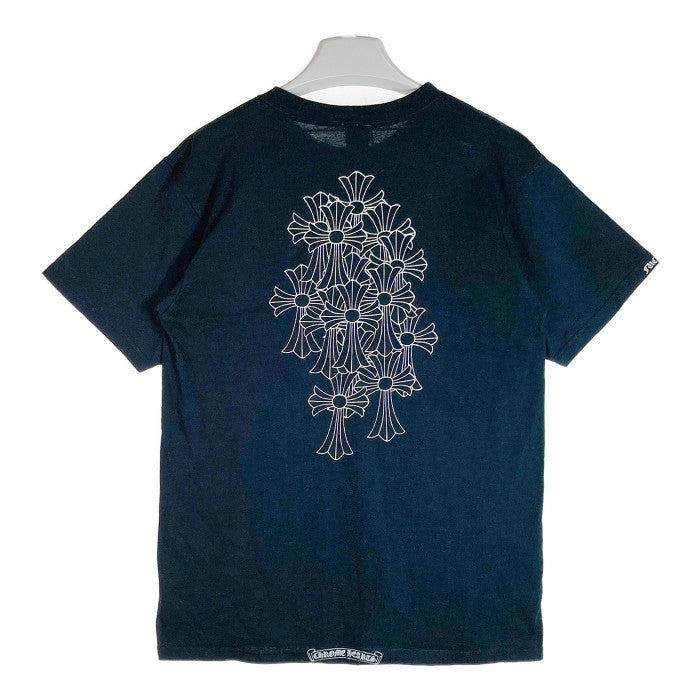 CHROME HEARTS クロムハーツ セメタリーバックプリント ホースシュークロス スクロールラベル ポケット Tシャツ ブラック sizeM 瑞穂店