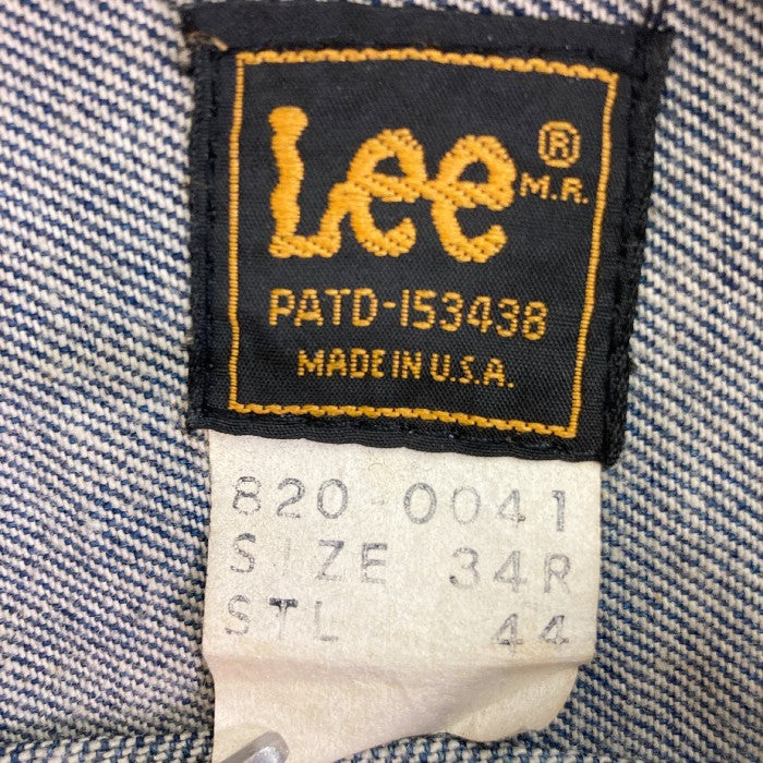 Lee リー 80s Gジャン デニムジャケット 101後期 820-0041 インディゴ size34 瑞穂店