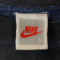 90's NIKE ナイキ 銀タグ AIR JORDAN エアジョーダン 同色刺繡ロゴ スウェットクルーネックトレーナー ブラック Size L 福生店