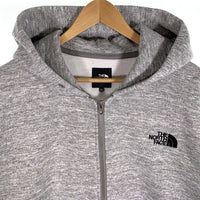 THE NORTH FACE ノースフェイス Square Logo FullZip スクエアロゴ フルジップ スウェットパーカー グレー NT62038 Size XL 福生店