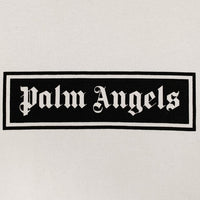 Palm Angels パームエンジェルス ボックスロゴ プリント Tシャツ ホワイト PMAA065F22JER002 Size M 福生店
