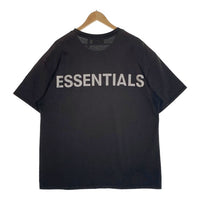 ESSENTIALS エッセンシャルズ リフレクティブ バックロゴ プリントTシャツ チャコール Size L 福生店