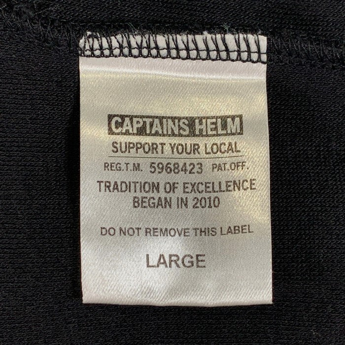 CAPTAINS HELM キャプテンズヘルム 22SS Premium Quality Pile LS TEE プレミアムクォリティ パイル ロングスリーブTシャツ ブラック Size L 福生店