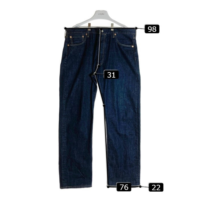 Levi's リーバイス 501 レギュラー デニムパンツ ダメージジーンズ 00501-1484 ネイビー sizeW36 瑞穂店