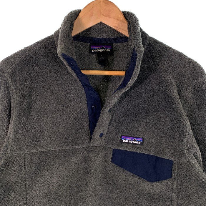 patagonia パタゴニア スナップT フリースジャケット プルオーバー グレー POLARTEC 25390FA17 Size S 福生店