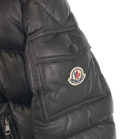 MONCLER モンクレール 19/20AW DASSIN JACKET ラムレザー ダウンジャケット ブラック Size 1 福生店