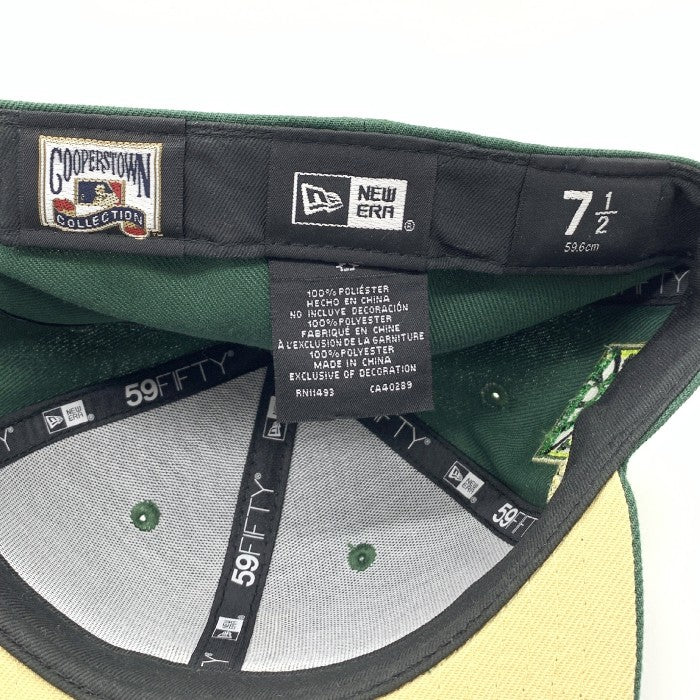 New Era ニューエラ LA Dodgers ドジャース 59FIFTY 50周年記念ワッペン グリーン Size 7 1/2(59.6cm) 福生店