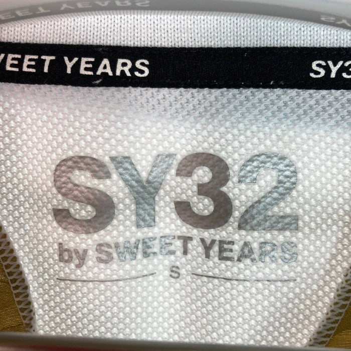 SY32 by SWEET YEARS エスワイサーティトゥバイスィートイヤーズ ポロシャツ 白 sizeS 瑞穂店