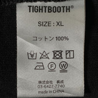 TIGHTBOOTH PRODUCTION タイトブース プロダクション 22SS SMOKE UP SON T-SHIRT プリント Tシャツ ブラック Size XL 福生店