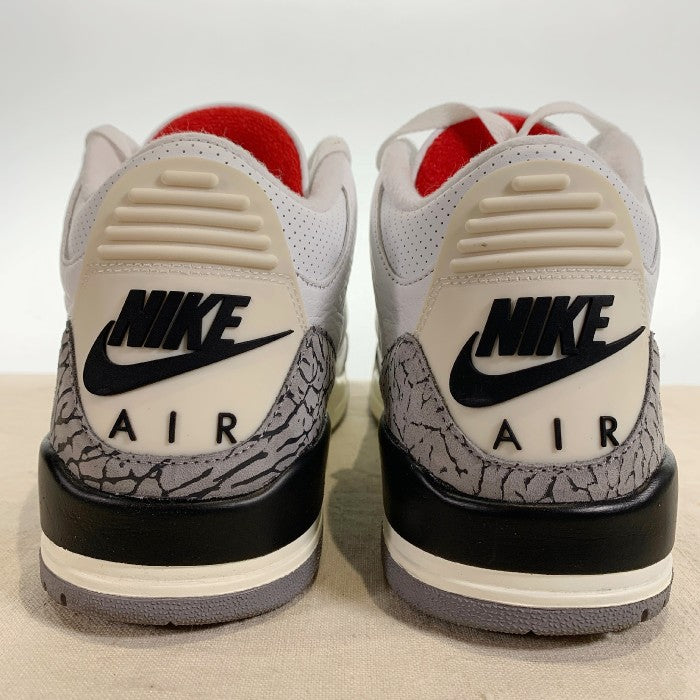 AIR JORDAN 3 RETRO エアジョーダン3レトロ WHITE CEMENT DN3707-100 Size 27.5cm 福生店