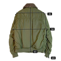 GAP ギャップ aviator jacket 中綿ジャケット 142325 カーキ sizeM