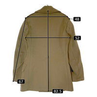 USARMY ユーエスアーミー 40S OFFICER COAT ウール オフィサーコート ピーコート カーキ size39R 瑞穂店