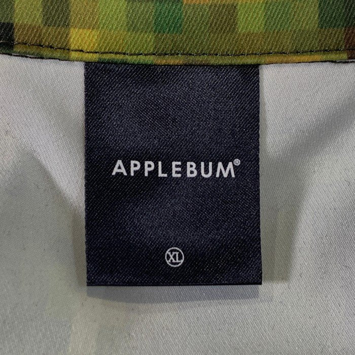 APPLEBUM アップルバム CRSB raidback ピクセルカモ アノラック グリーン プルオーバー フード収納 Size XL 福生店