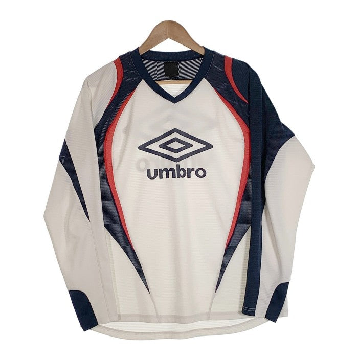 UMBRO アンブロ プラクティスシャツ ロングスリーブ ホワイト Size L 福生店