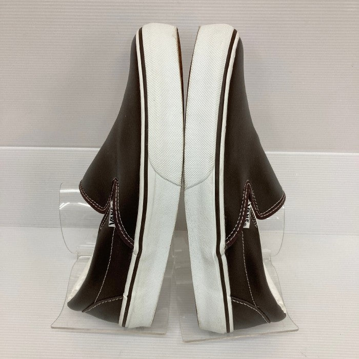 VANS バンズ  slip-on  スリッポン レザー V98LCL ブラウン size27.5cm 瑞穂店