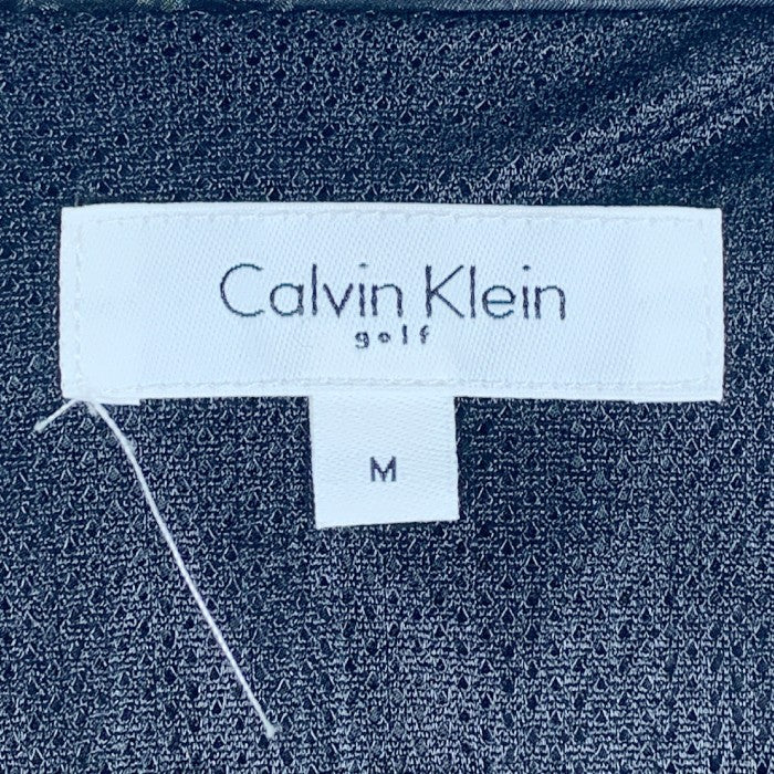 Calvin Klein Golf カルバンクライン ゴルフ フーデッドブルゾン ブラック ポリエステル CKM6148 Size M 福生店