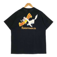 The Real McCOY'S リアルマッコイズ 91STBC 8TH AIR FORCE プリント Tシャツ ブラック Size 44 福生店