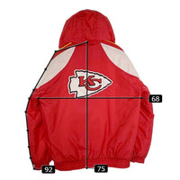 STARTER スターター NFL KANSAS CITY CHIEFS ナイロン 中綿 ジャケット レッド Size XL 福生店