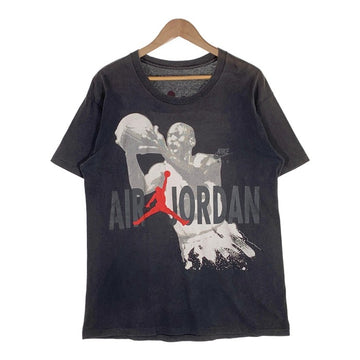 90's NIKE ナイキ  AIR JORDAN エアジョーダン SPACE JAM スペーシジャム プリント Tシャツ バックスバニー 袖シングル 裾シングル ブラック Size L~XL 相当 福生店