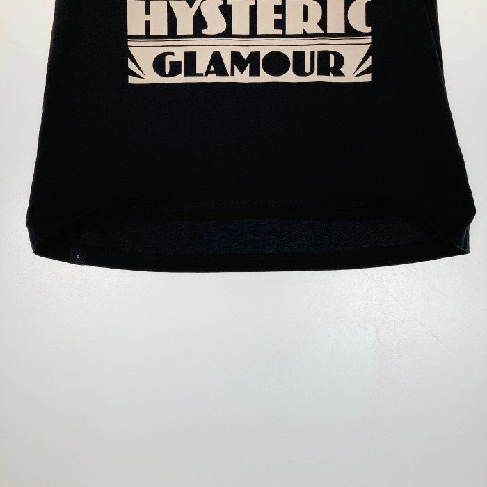 HYSTERIC GLAMOUR ヒステリックグラマー タグ付き プリントＴシャツ ブラック sizeF 瑞穂店