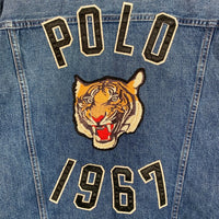 Polo Ralph Lauren ポロラルフローレン Country Jacket デニム コーデュロイカラー ジャケット インディゴ 1967 タイガーワッペン 現行モデル Size M 福生店