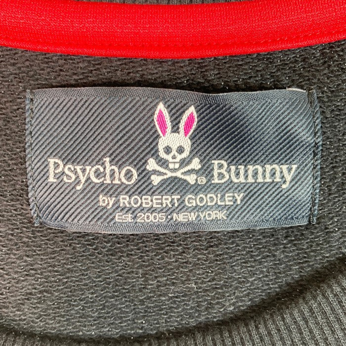 PSYCHO BUNNY サイコバニー ロゴ刺繍 半袖スウェット ブラック sizeXS 瑞穂店