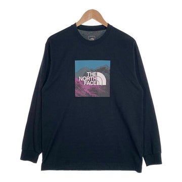 THE NORTH FACE ノースフェイス デジタルグラフィックロゴ ロングスリーブTシャツ ブラック NT82137 Size M 福生店