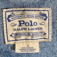 Polo Ralph Lauren ポロラルフローレン Country Jacket デニム コーデュロイカラー ジャケット インディゴ 1967 タイガーワッペン 現行モデル Size M 福生店