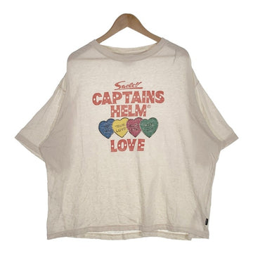 CAPTAINS HELM キャプテンズヘルム プリント Tシャツ オフホワイト Size L 福生店