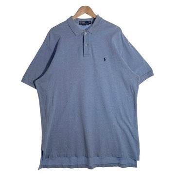 Polo by Ralph Lauren ポロラルフローレン ポロシャツ 刺繡 ブルー Size  XXL 福生店