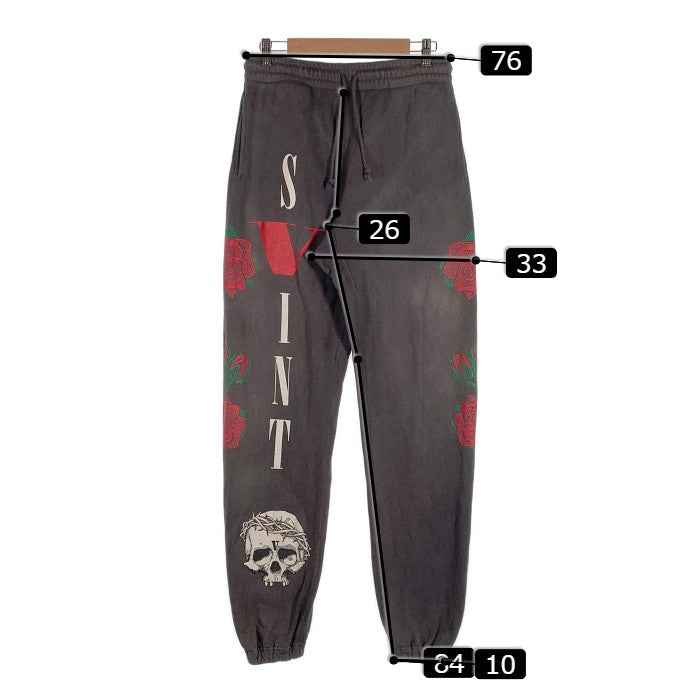 SAINT MICHAEL セントマイケル 22SS VLONE ヴィーロン Sweat Pants スウェットパンツ チャコール SM-S22-0000-072 Size S 福生店