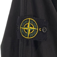 STONE ISLAND ストーンアイランド 22AW ガーメントダイ ストレッチサテンシャツ ブルゾン ブラック 771511014 Size M 福生店