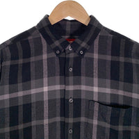 SUPREME シュプリーム 23AW Plaid Flannel Shirt チェック フランネルシャツ ボタンダウン ブラック Size S 福生店