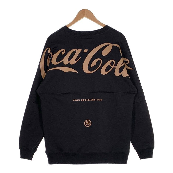 BOLINI MILANO ボリーニ KITH Coca Cola コカコーラ プリント スウェットクルーネッククルーネック トレーナー ブラック Size 48 福生店