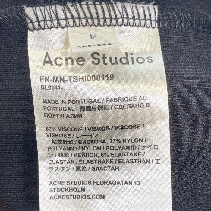 33【美品】Acne Studios XXS ロゴモックネック　ブラック 楽天市場】acne studios モックネックの通販