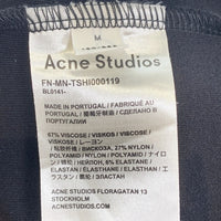 Acne Studios アクネストゥディオズ モックネック ロゴ Tシャツ ブラック Size M 福生店