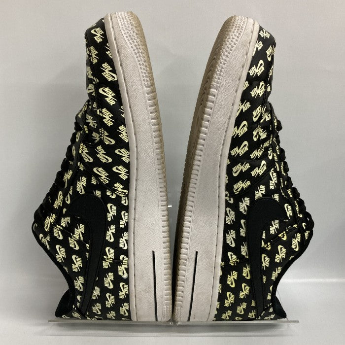 NIKE ナイキ AH8462-001 AIR FORCE 1 07 QS NIKE ALL OVER LOGO エアフォース1 スニーカー ブラック size28cm 瑞穂店