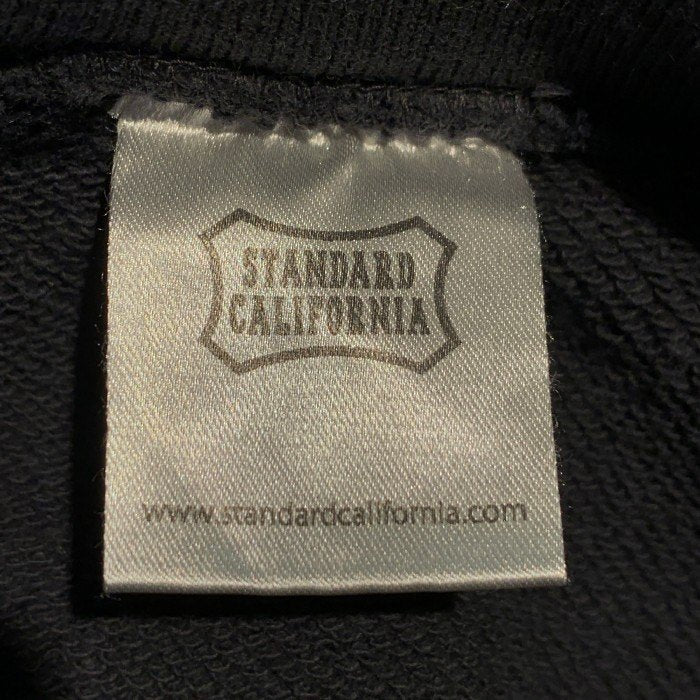STANDARD CALIFORNIA スタンダードカリフォルニア プリント プルオーバースウェットパーカー ブラック Size M 福生店