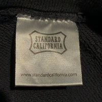 STANDARD CALIFORNIA スタンダードカリフォルニア プリント プルオーバースウェットパーカー ブラック Size M 福生店