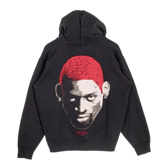 SAPEur サプール Sweat Hoodie スウェットパーカー ロッドマン ブラック Size M 福生店