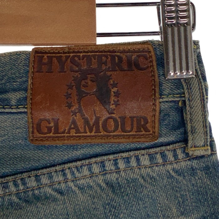 HYSTERIC GLAMOUR ヒステリックグラマー リメイク 小窓 セルビッジ デニムパンツ インディゴ 4AP-2102 Size 30 福生店