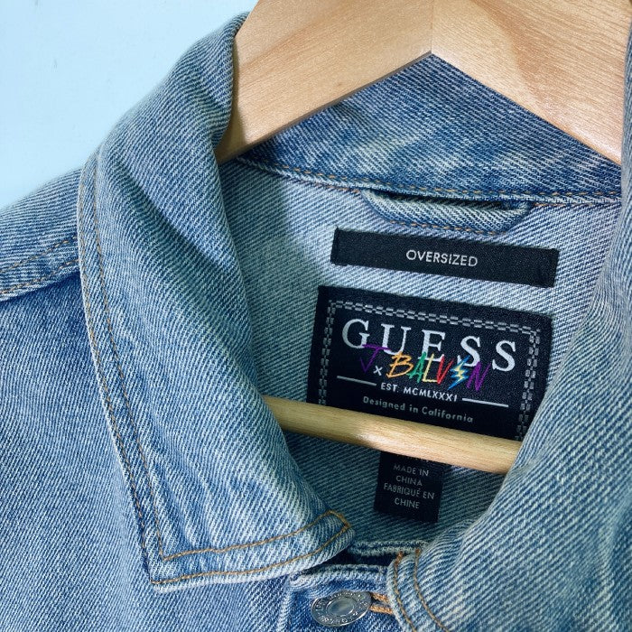 GUESS×J Balvin ゲス×ジェーバルヴィン デニムジャケット ブルー sizeM 瑞穂店