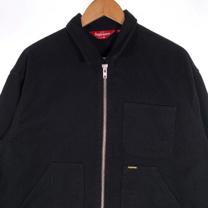 SUPREME シュプリーム 23AW Moleskin Work Jacket モールスキン ワークジャケット ブラック Size M 福生店