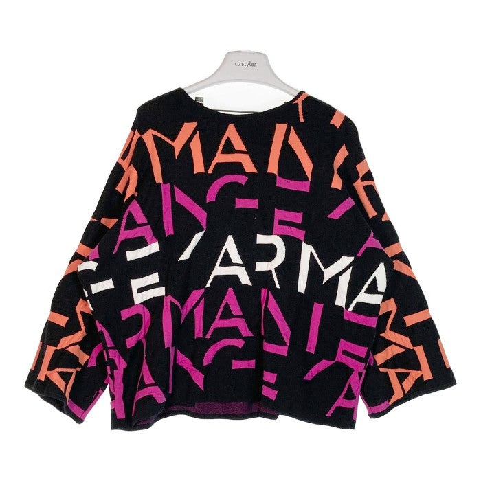 ARMANI EXCHANGE アルマーニエクスチェンジ 3HYM1A YMN8Z Knit sweater Fuchsia ニットセーター ブラック sizeS 瑞穂店