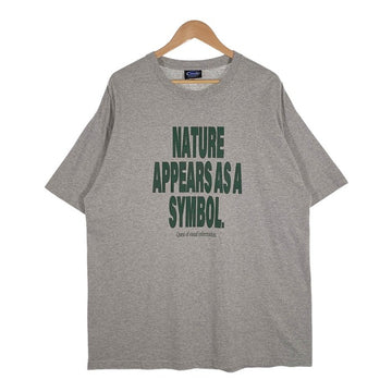 Creek Angler's Device クリーク NATURE APPEARS AS A SYMBOL プリントTシャツ グレー Size XL 福生店