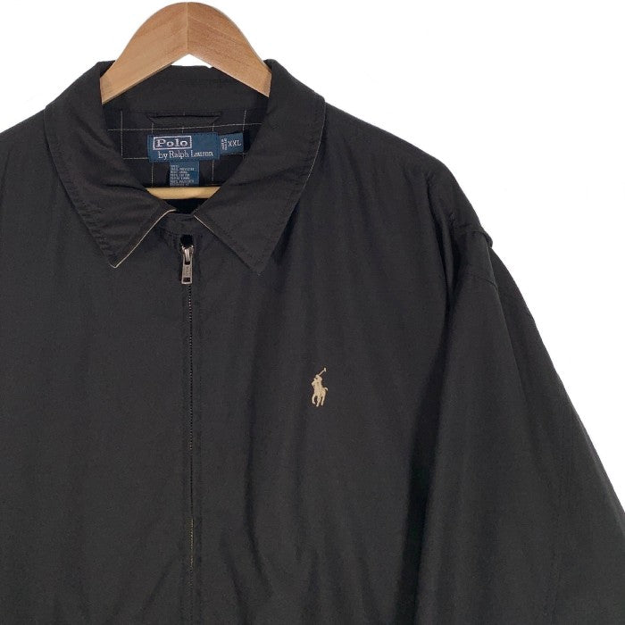 POLO by Ralph Lauren ポロラルフローレン スウィングトップ ハリントンジャケット ブラック Size XXL 福生店