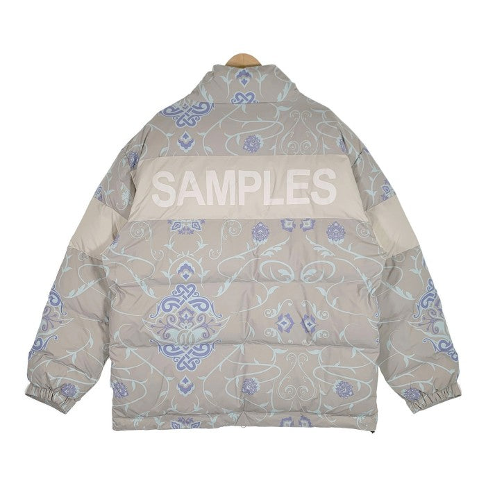 SAMPLES サンプルス 総柄プリント 中綿ジャケット グレー Size XL 福生店