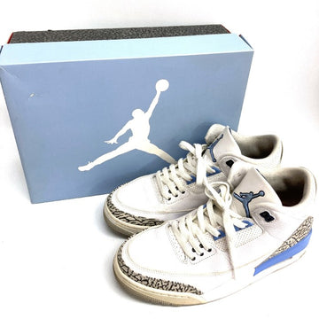 NIKE ナイキ jordan3 UNC Nike AirJordan3 Retro UNC ホワイト size27cm 瑞穂店