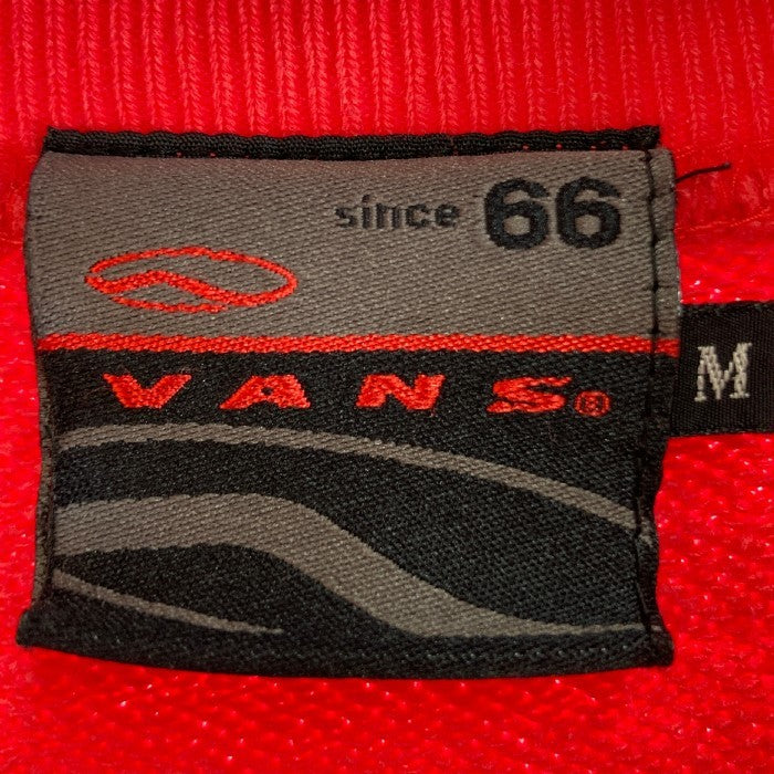 VANS バンズ old 90～00s オールドスケート ロゴ スウェット レッド sizeM 瑞穂店