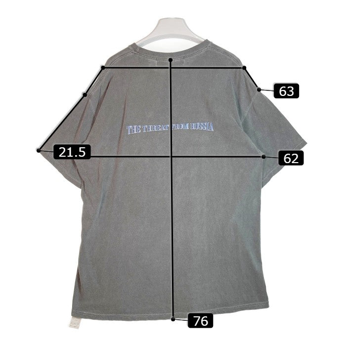 LEGENDA レジェンダ プーチン プリント Tシャツ グレー sizeM 瑞穂店